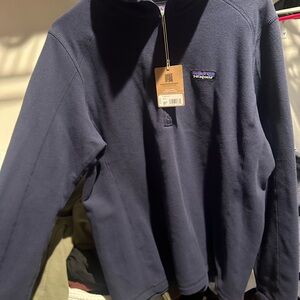 Patagonia Dark Blue Zip-Up Sweater